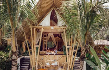 bamboo house