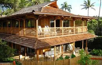 bamboo house